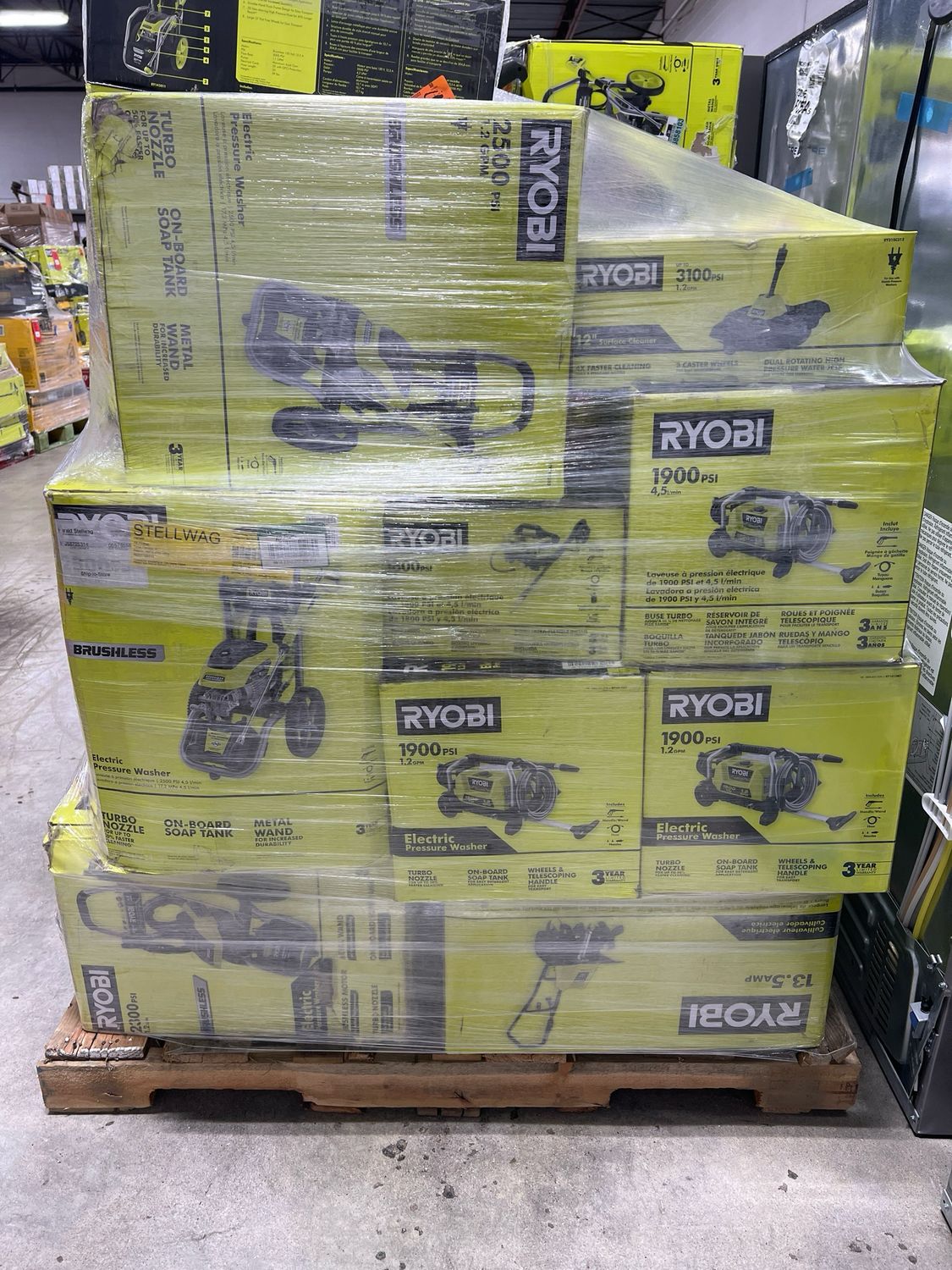 ryobi tool pallets