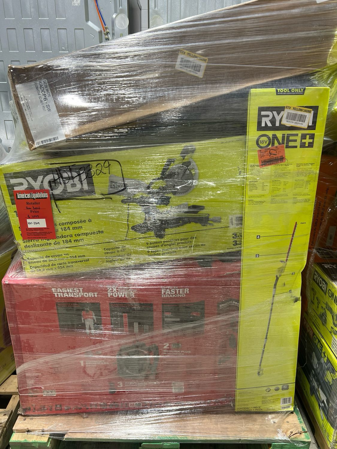 Buy Cheap Yield Ryobi Tool Pallets Near Me - Image 2