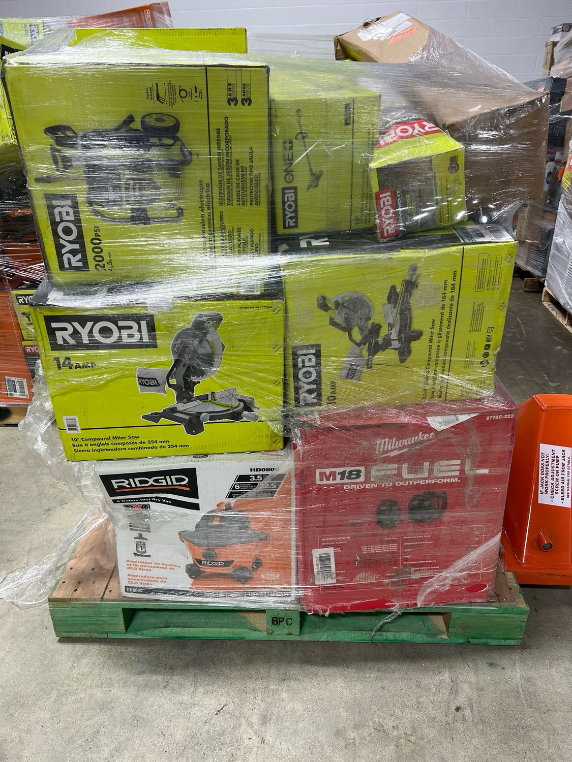 ryobi tool pallets near me