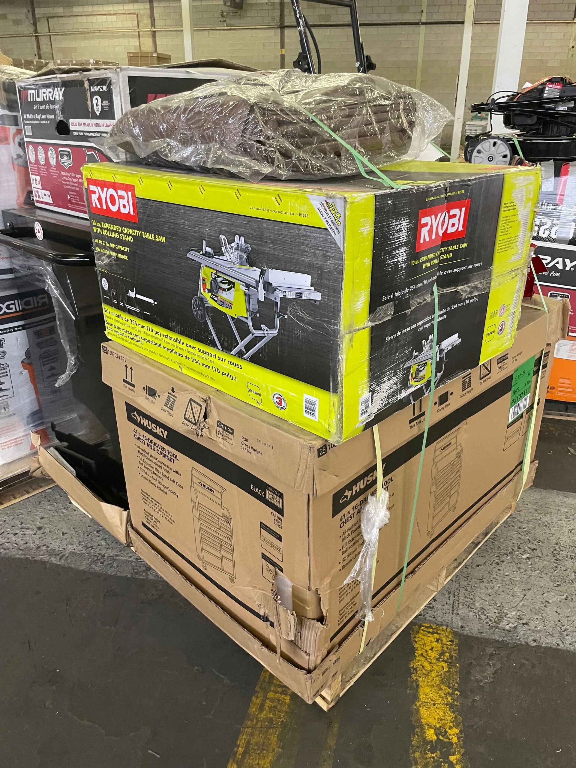 home depot tool pallets wholesale